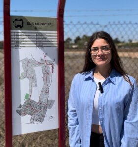 Concejala Movilidad Moncada paradas autobús